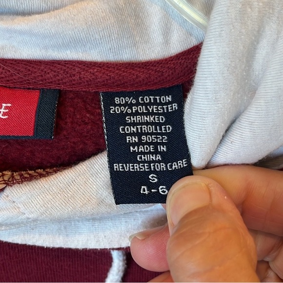 University of Alabama Crimson Red Hoodie Sweatshirt Womens Small - Picture 7 of 10